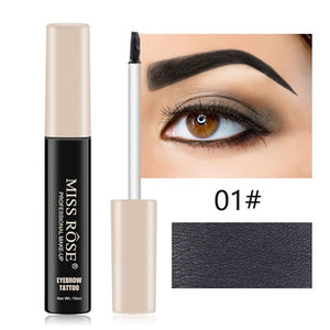 MISS ROSE Microblading Eyebrow Tattoo Pen with Eyebrow Brush Waterproof Eyebrow Gel Tattoo Paint Makeup Eyebrow Dye Cream Makeup