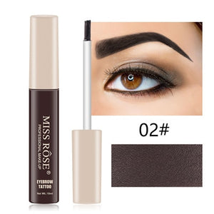 MISS ROSE Microblading Eyebrow Tattoo Pen with Eyebrow Brush Waterproof Eyebrow Gel Tattoo Paint Makeup Eyebrow Dye Cream Makeup