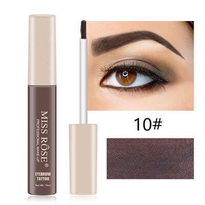 MISS ROSE Microblading Eyebrow Tattoo Pen with Eyebrow Brush Waterproof Eyebrow Gel Tattoo Paint Makeup Eyebrow Dye Cream Makeup