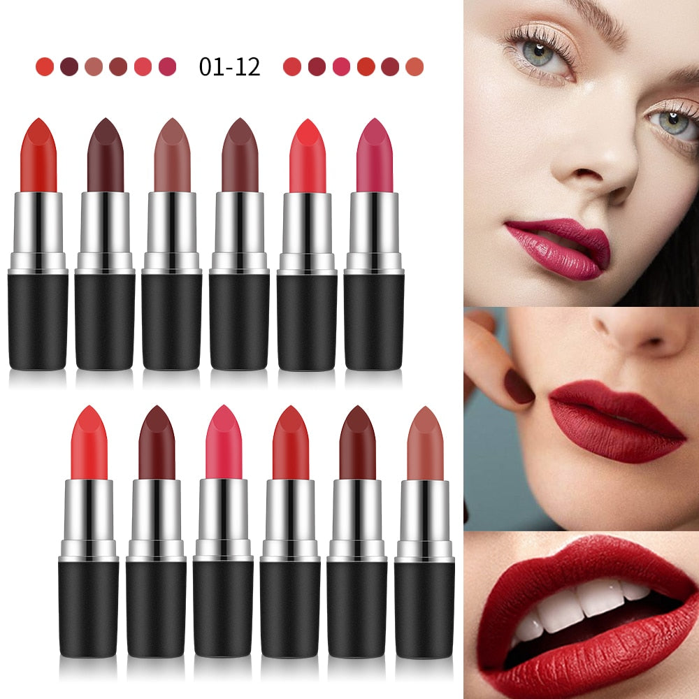 29 color waterproof lipstick matte lip gloss not easy to stick cup lasting moisturizing beauty woman cosmetics fashion makeup