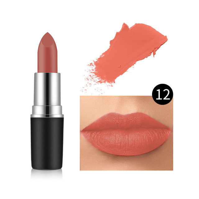 29 color waterproof lipstick matte lip gloss not easy to stick cup lasting moisturizing beauty woman cosmetics fashion makeup