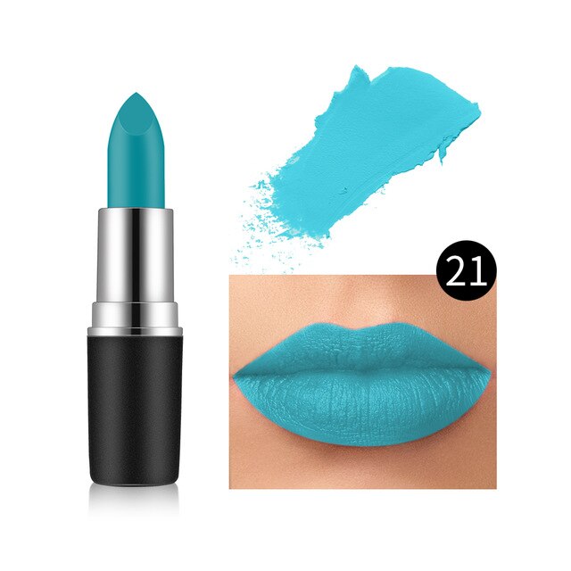 29 color waterproof lipstick matte lip gloss not easy to stick cup lasting moisturizing beauty woman cosmetics fashion makeup