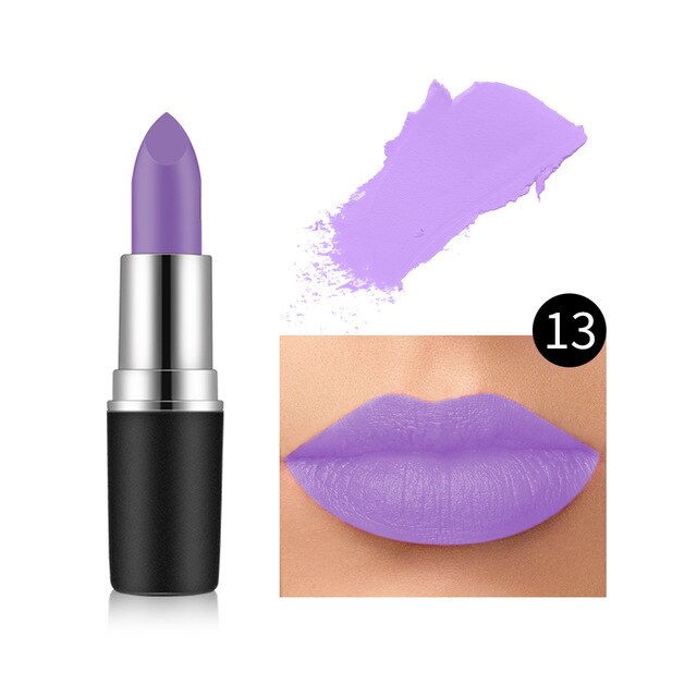 29 color waterproof lipstick matte lip gloss not easy to stick cup lasting moisturizing beauty woman cosmetics fashion makeup