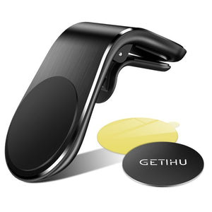 GETIHU Metal Magnetic Car Phone Holder Mini Air Vent Clip Mount Magnet Mobile Stand For iPhone  XS Max Xiaomi Smartphones in Car