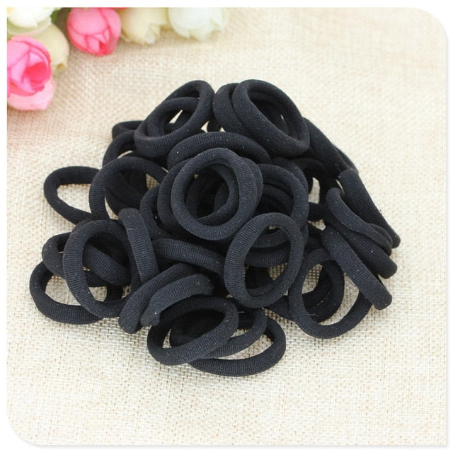 40 Pc Girl elastic hair bands Black White Hair accessories 2019 Gum For Hair ponytail Rubber Bands holder gumki do wlosow isnice