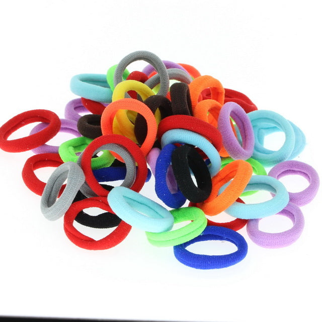 40 Pc Girl elastic hair bands Black White Hair accessories 2019 Gum For Hair ponytail Rubber Bands holder gumki do wlosow isnice