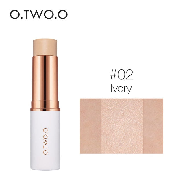 O.TWO.O Concealer Stick Foundation Makeup Full Coverage Contour Face Concealer Cream Base Primer Moisturizer Hide Blemish