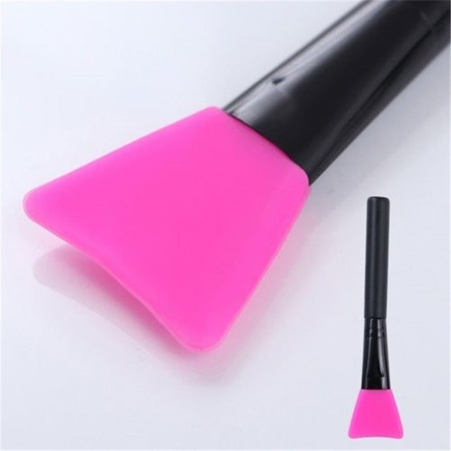 1pcs Multi-Function Soft Hair Silicone Facial Face DIY Mask Mud Mixing Brush Skin Care Beauty Makeup Brushes Cosmetic Tools