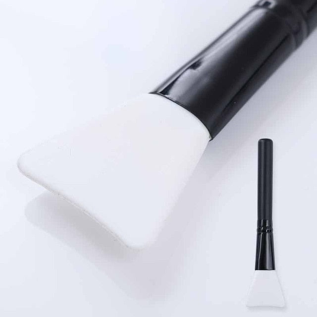 1pcs Multi-Function Soft Hair Silicone Facial Face DIY Mask Mud Mixing Brush Skin Care Beauty Makeup Brushes Cosmetic Tools