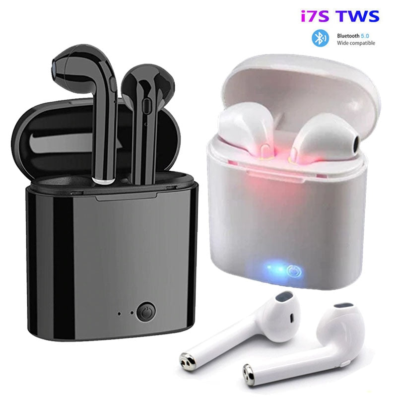 i7s TWS Wireless Earpiece  Bluetooth 5.0 Earphones sport Earbuds Headset With Mic For smart Phone  Xiaomi Samsung Huawei LG