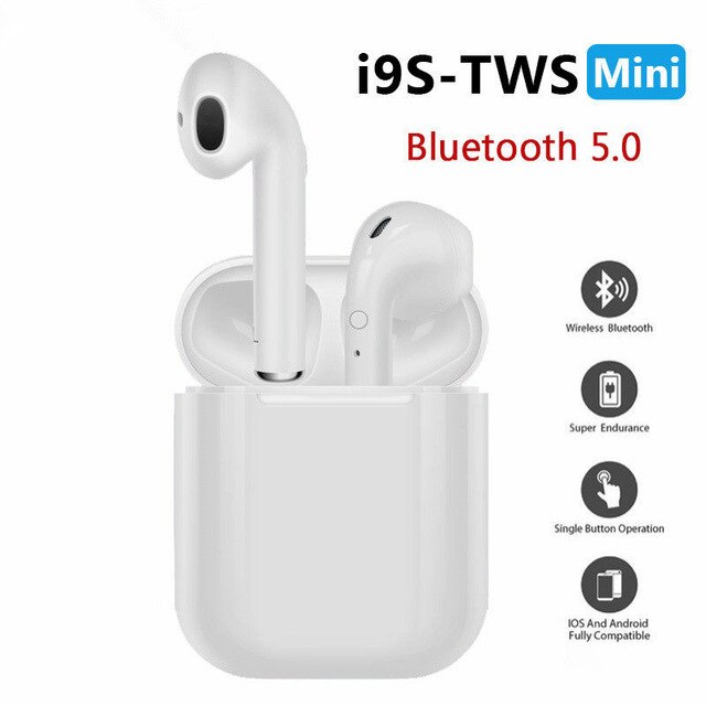 i9s Tws Wireless Headphone Bluetooth 5.0 Earphones Mini In Ear Earbuds With Mic Sports Headset For iPhone Xiaomi Lg & All Phones