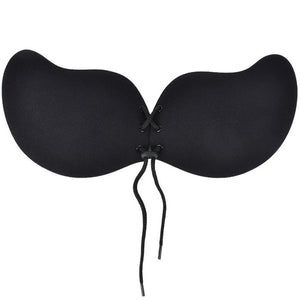 DERUILADY Invisible Silicone Sticky Bras For Women Adhesive Strapless Push Up Bralette Seamless Backless Fly Bra Sexy Lingerie