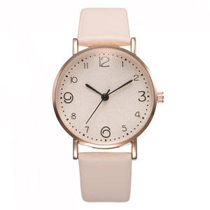 Top Style Fashion Women's Luxury Leather Band Analog Quartz WristWatch Golden Ladies Watch Women Dress Reloj Mujer Black Clock