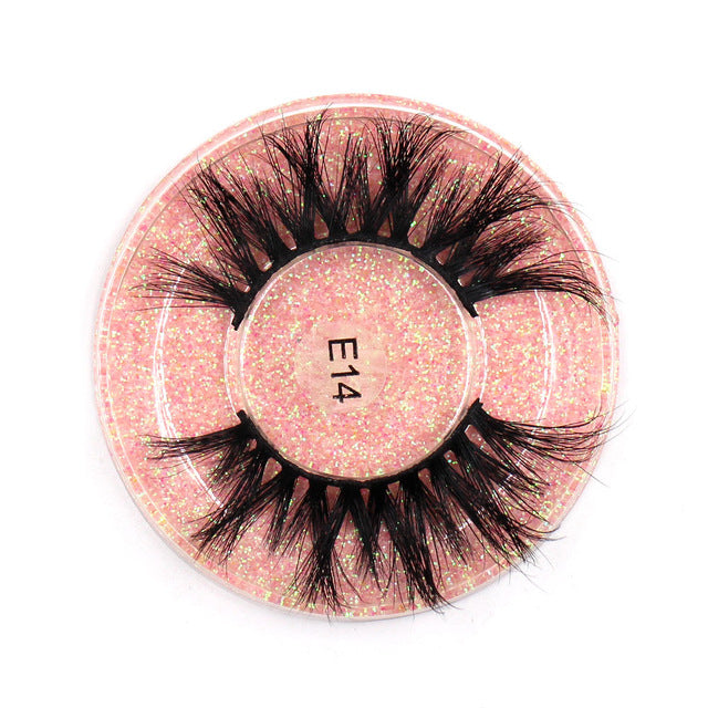 LEHUAMAO Mink Eyelashes 3D Mink Lashes Thick HandMade Full Strip Lashes Cruelty Free Mink Lashes 13 Style False Eyelashes Makeup