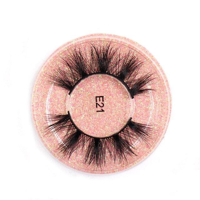 LEHUAMAO Mink Eyelashes 3D Mink Lashes Thick HandMade Full Strip Lashes Cruelty Free Mink Lashes 13 Style False Eyelashes Makeup