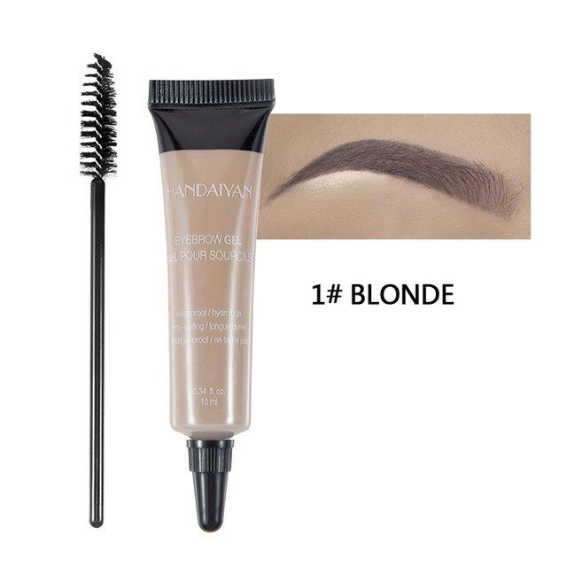 Henna Eyebrow Gel Cream Waterproof Tattoo Pen Brush Kit Women Makeup Microblading Eyebrows Tint Eyebrows Enhancer Dye Cosmetics