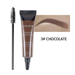 Henna Eyebrow Gel Cream Waterproof Tattoo Pen Brush Kit Women Makeup Microblading Eyebrows Tint Eyebrows Enhancer Dye Cosmetics