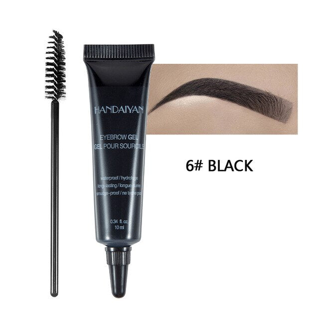 Henna Eyebrow Gel Cream Waterproof Tattoo Pen Brush Kit Women Makeup Microblading Eyebrows Tint Eyebrows Enhancer Dye Cosmetics