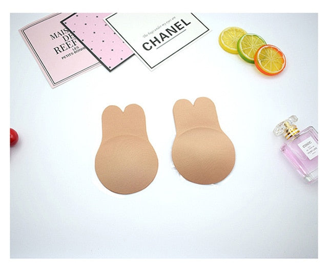 Women Silicone Self-Adhesive Sticky Bra Strapless Push Up Seamless Invisible Bra Sexy Nipple Cover Wedding Underwear Dropship